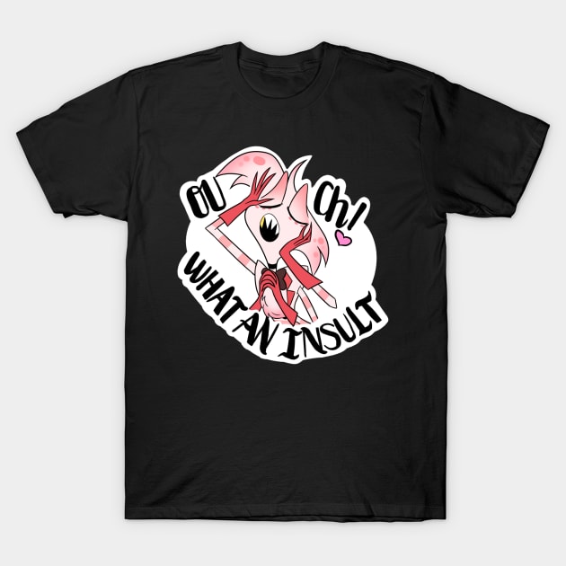 Sarcastic Angel Sticker T-Shirt by lemonylol